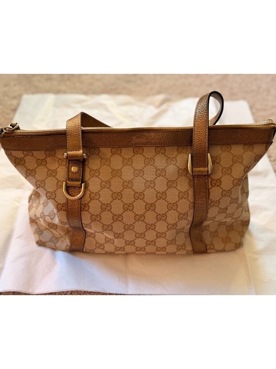 What Goes Around Comes Around Gucci Pink Denim Hawaii Large  Gucci HAWAII EXCLUSIVE 2007 Monogram Canvas Tote
